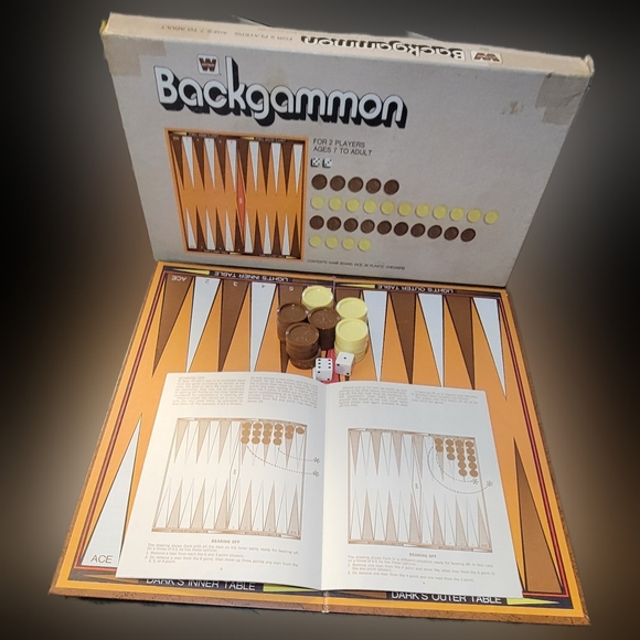 1973 Whitman Backgammon Board Game - Picture 2 of 2